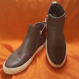 Skechers bootie sneakers - Gray - Leather